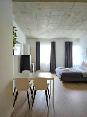 Ein Bett oder Betten in einem Zimmer der Unterkunft Apartments Schwandorf