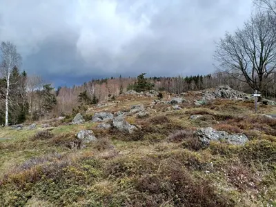 Naturlandschaft in der Nähe des Ferienhauses