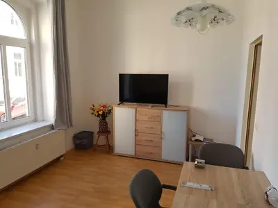 TV/Unterhaltungsangebot in der Unterkunft Ferienwohnung zum Schloss