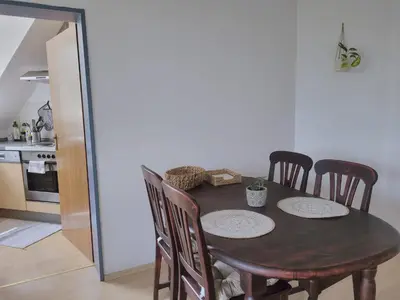 Küche/Küchenzeile in der Unterkunft Zentrale 2 Zimmer-Wohnung mit Balkon