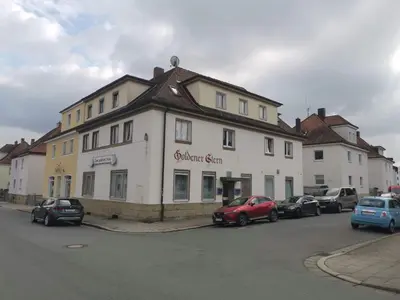 Das Gebäude in dem sich die Ferienwohnung befindet