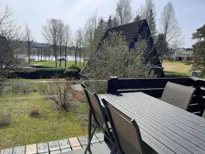 Ein Garten an der Unterkunft Ferienhaus Maria
