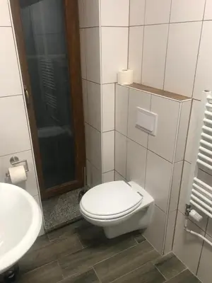 Ein Badezimmer in der Unterkunft Zum Gogerer