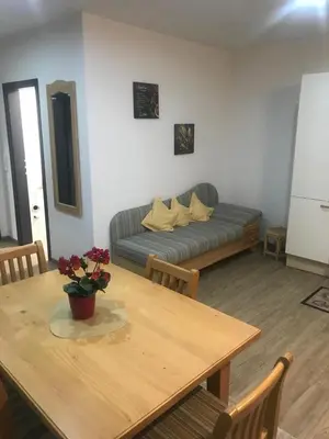 Ein Sitzbereich in der Unterkunft Zum Gogerer
