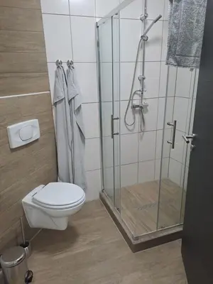 Ein Badezimmer in der Unterkunft Zum Gogerer