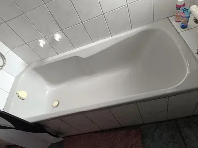 Ein Badezimmer in der Unterkunft Schmuckstück im Fichtelgebirge