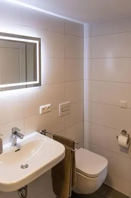 Ein Badezimmer in der Unterkunft Familienapartment Vogtland