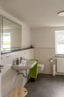 Ein Badezimmer in der Unterkunft Familienapartment Vogtland