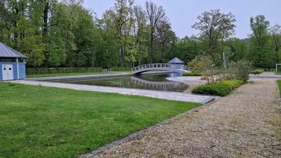 Ein Garten an der Unterkunft Villa Andreas