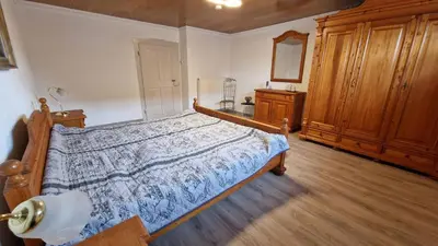 Ein Bett oder Betten in einem Zimmer der Unterkunft Villa Andreas