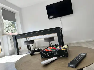 TV/Unterhaltungsangebot in der Unterkunft Pine Retreat - near Rußweiher
