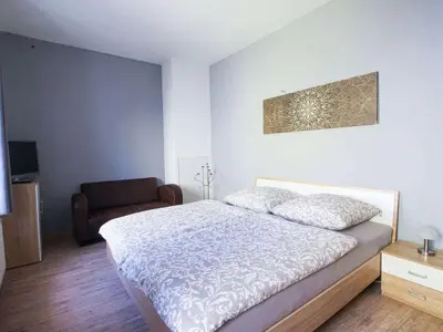 Ein Bett oder Betten in einem Zimmer der Unterkunft Kattl Comfortable holiday residence