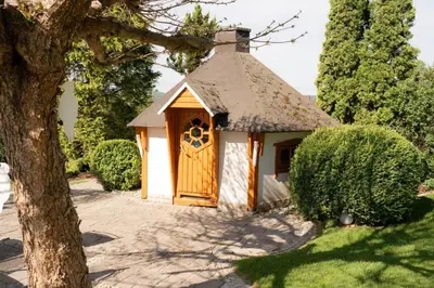 Ein Garten an der Unterkunft Ferienhaus Toni