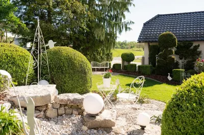 Ein Garten an der Unterkunft Ferienhaus Toni