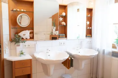 Ein Badezimmer in der Unterkunft Ferienhaus Toni