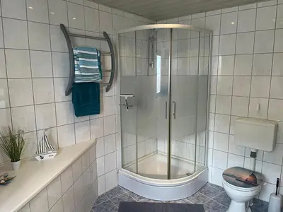 Ein Badezimmer in der Unterkunft Ferienwohnung Beim Friedlmichl