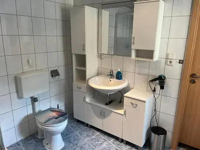 Ein Badezimmer in der Unterkunft Ferienwohnung Beim Friedlmichl