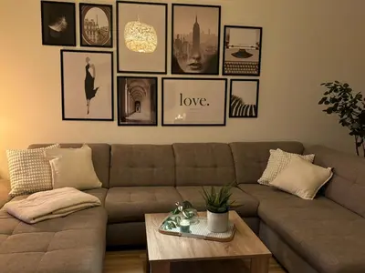 Ein Sitzbereich in der Unterkunft Boardinghouse Plauen im Zentrum der Stadt