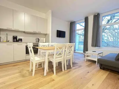 Küche/Küchenzeile in der Unterkunft AM1056 - Moderne Monteur oder Ferienwohnung