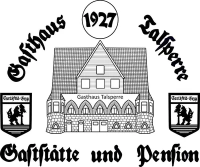 Ein Zertifikat, Auszeichnung, Logo oder anderes Dokument, das in der Unterkunft Gasthaus Talsperre -Gaststätte und Pension- ausgestellt ist