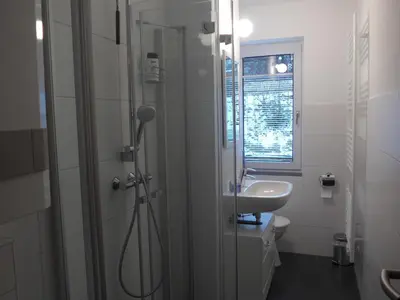 Ein Badezimmer in der Unterkunft Ferienwohnung Bergidylle