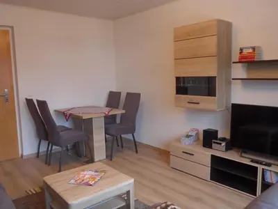 Küche/Küchenzeile in der Unterkunft Ferienwohnung Bergidylle