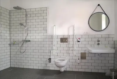 Ein Badezimmer in der Unterkunft Gästehaus Gräf Haus