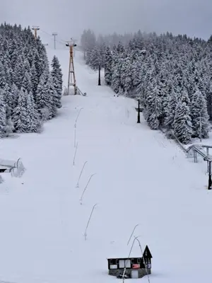 Bergidylle im Winter