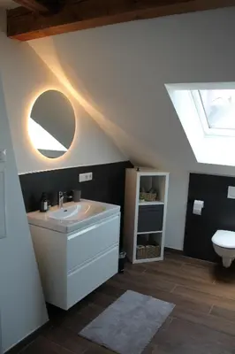Ein Badezimmer in der Unterkunft Sahr Appartements