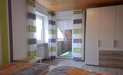 Ein Bett oder Betten in einem Zimmer der Unterkunft Ferienwohnung Bethke