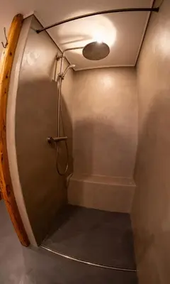 Ein Badezimmer in der Unterkunft Panoramaapartment am Ochsenkopf
