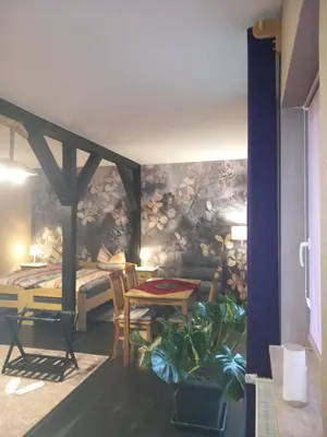 Ein Sitzbereich in der Unterkunft Pension Steigerhof Johanngeorgenstadt
