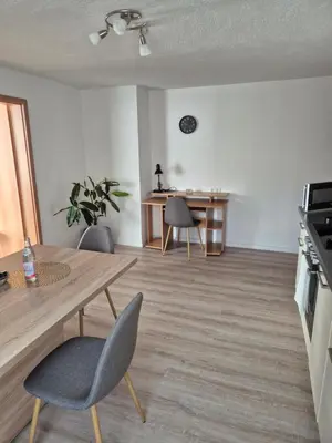 Küche/Küchenzeile in der Unterkunft Ferienwohnung Selb