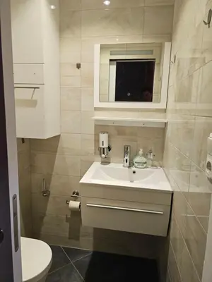 Ein Badezimmer in der Unterkunft Ferienhaus Harmonie Kulmbach Zentrum