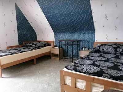 Ein Bett oder Betten in einem Zimmer der Unterkunft 2 schnuckelige Wohnungen in Oberfranken