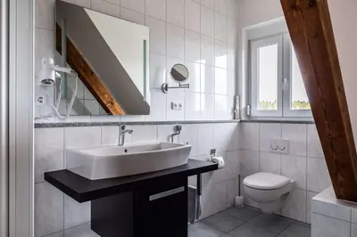 Ein Badezimmer in der Unterkunft Ferienwohnung Zetzl