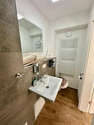 Ein Badezimmer in der Unterkunft INDIGO Luna