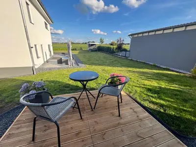 Ein Garten an der Unterkunft Beautiful Apartment II Tiny house
