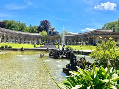 Ein Garten an der Unterkunft Moderne FeWo Julia im Fichtelgebirge, Nähe Bayreuth