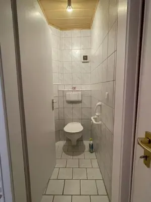 Ein Badezimmer in der Unterkunft Moderne FeWo Julia im Fichtelgebirge, Nähe Bayreuth