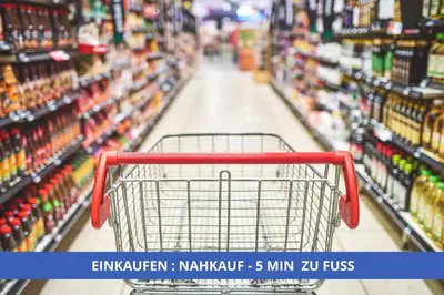 Ein Supermarkt oder andere Läden in der Ferienwohnung oder in der Nähe