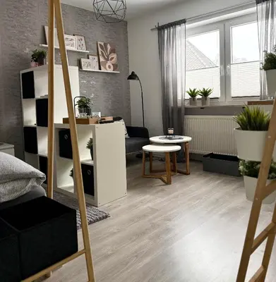 Ein Bett oder Betten in einem Zimmer der Unterkunft Solo by Zirwick Apartment