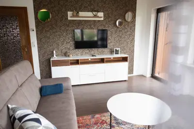 TV/Unterhaltungsangebot in der Unterkunft Ferienwohnung Magnolia