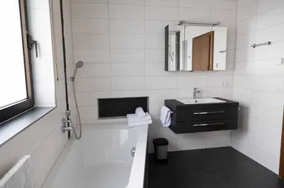 Ein Badezimmer in der Unterkunft Ferienwohnung Magnolia