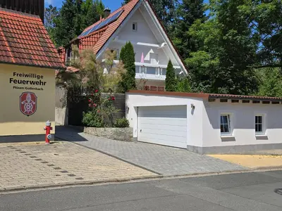 Das Gebäude in dem sich die Ferienwohnung befindet