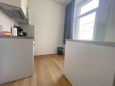 Küche/Küchenzeile in der Unterkunft AM1014 - Modern eingerichtete Monteurwohnung Übergangswohnung