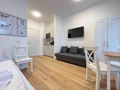 TV/Unterhaltungsangebot in der Unterkunft AM1026 - Smarte Monteurwohnung Übergangswohnung