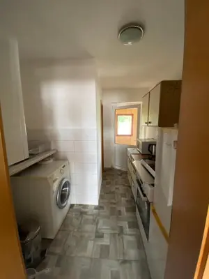 Küche/Küchenzeile in der Unterkunft Ferienwohnung Goldener Drache