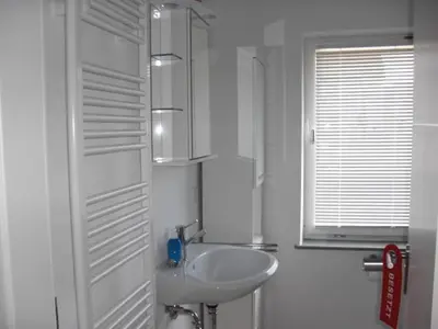 Ein Badezimmer in der Unterkunft Wohnung für Monteure und Arbeiter bis 5 Personen Amberg
