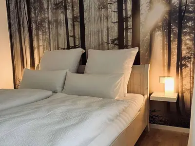 Ein Bett oder Betten in einem Zimmer der Unterkunft Auszeit Zwanzig